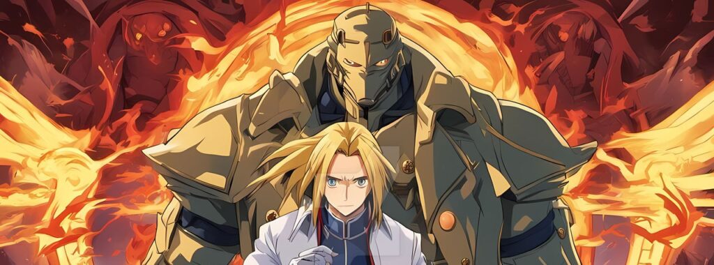Edward i Alphonse Elric de Fullmetal Alchemist