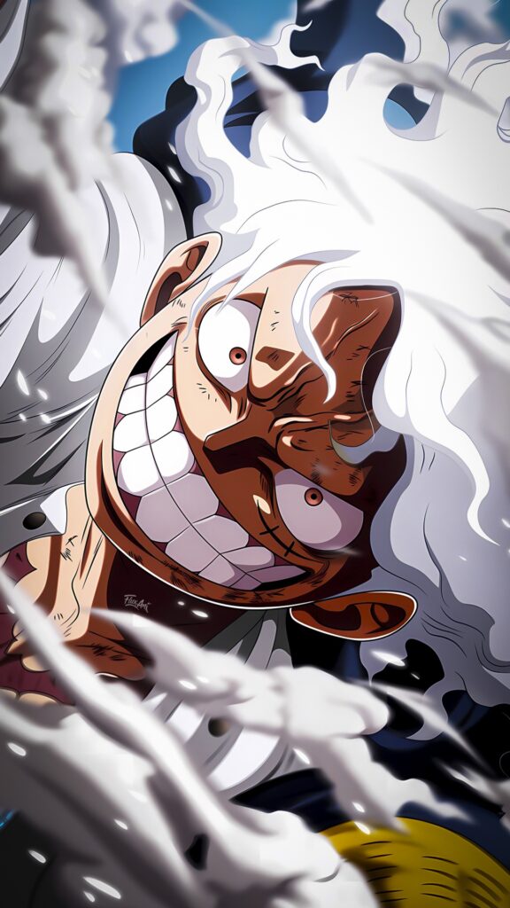 Luffy de One Piece en mode Gear 5